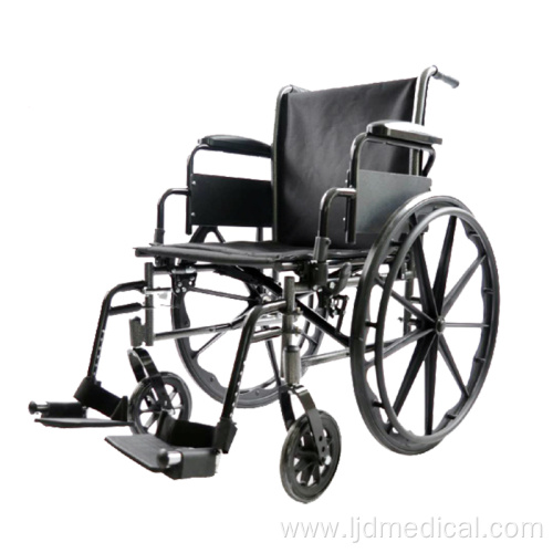 Manual Fold Aluminum Steel Transfer Transport Wheelchair